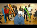 Kai Cenat Lil Yachty Play Extreme Noodle Hitting Game