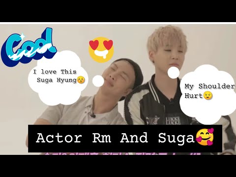 BTS Rm And Suga Acting||BTS||Gayo Ep|| #shorts #Bts #rm #suga #Trending #entertainment