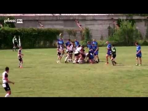 Meciul de Rugby între CSS Bârlad - U Cluj. Finala mică DNJ U18