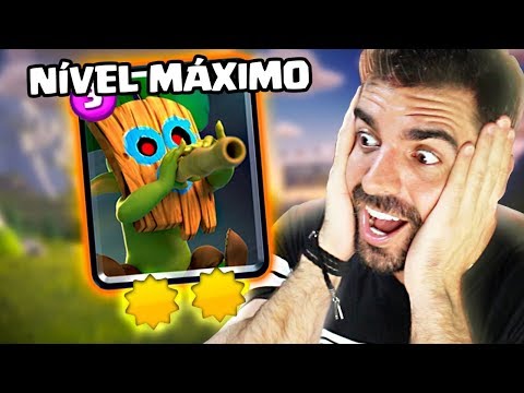 TESTEI MINHA PRIMEIRA CARTA NÍVEL MAXIMO ESTELAR NO CLASH ROYALE!