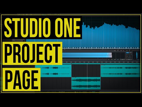 Die Studio One-Projektseite – Alles, was Sie wissen müssen!
