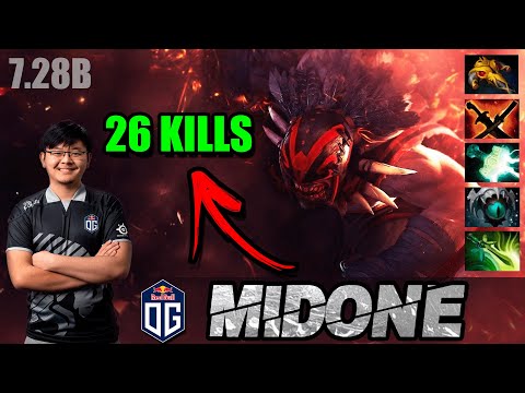 OG.MidOne BLOODSEEKER | Gameplay Patch 7.28b - FULL MATCH