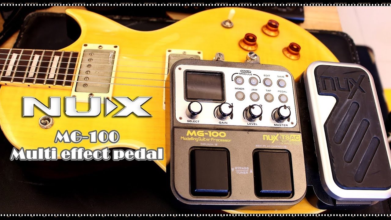 Nux MG100 MultiEffects Processor гитарный процессор купить в Москве в