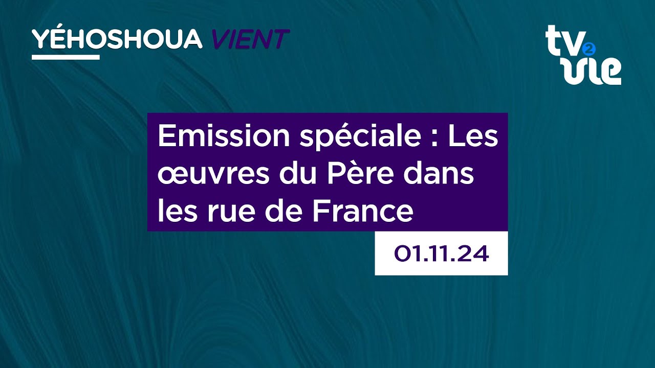 Thumbnail of video: Emission spéciale : Les œuvres du Père dans les rue de France