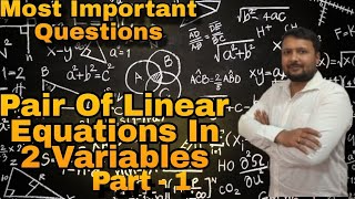 Download the video "Most Important Questions Linear Equations In Two Variables Part -1 | Class 10th Maths | Abhishek Sir"