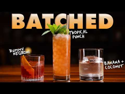 3 Batched Cocktails You’ll Actually Want to Make