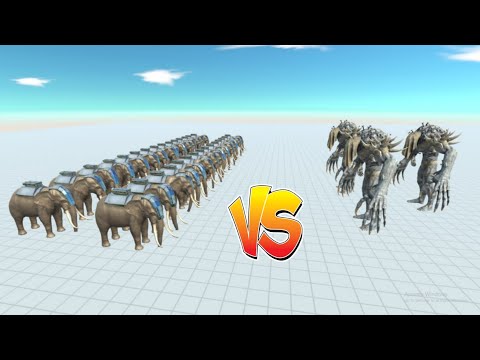 3 Vs 30 SCOURGE Vs MODERN MAMMALS 🔥 Which One Better ? - Animal Revolt Battle Simulator