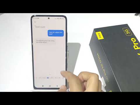 How to Change Display Size poco x4 pro,x3 | Display Size kaise Badlen | Font Size Settings