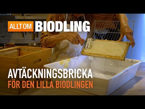Avtäckningsbricka för liten biodling