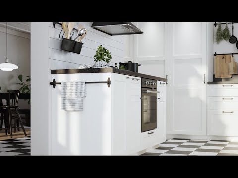 Get familiar with white ENKÖPING kitchen fronts