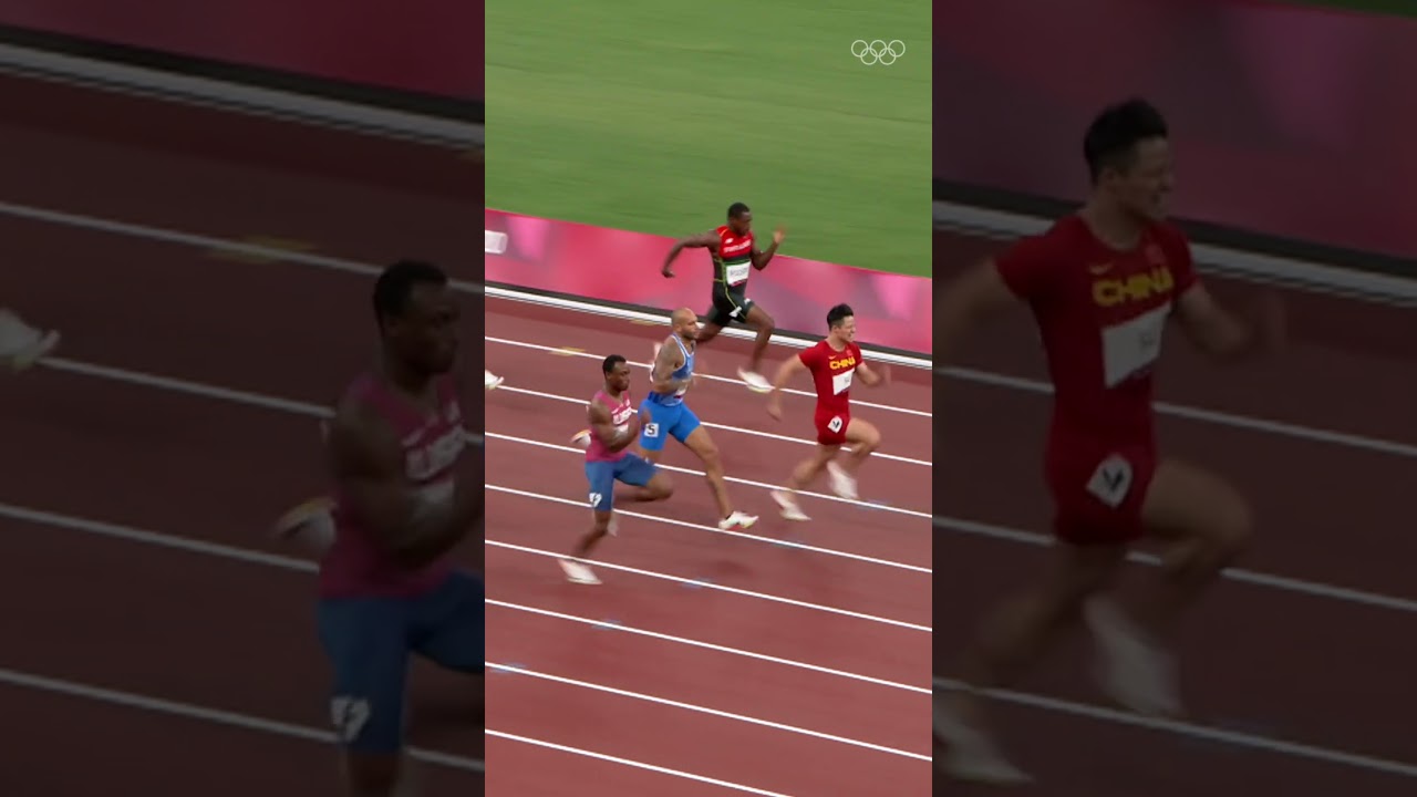 Insanely close finish at #Tokyo2020! 🏃‍➡️