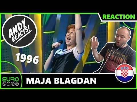 ANDY REACTS! Maja Blagdan - Sveta Ljubav (Croatia 1996) EUROVISION REACTION!