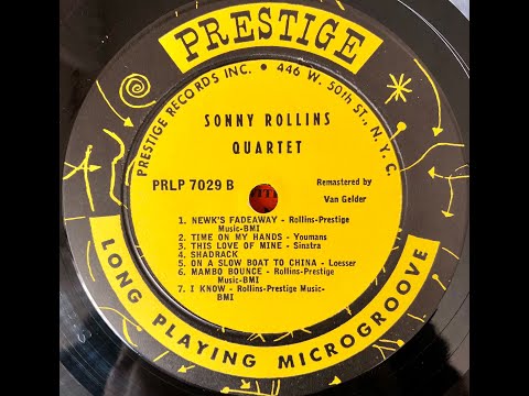 Sonny Rollins Quartet / PRLP 7029 B
