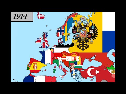 The History of Europe (1900-2020) by World Heraldry. Every Year.