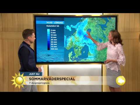 Väderspecial - Europavädret och tittarbilder - Nyhetsmorgon (TV4)