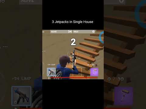 Rocket Royale 3 Jetpacks in Single House 🤨