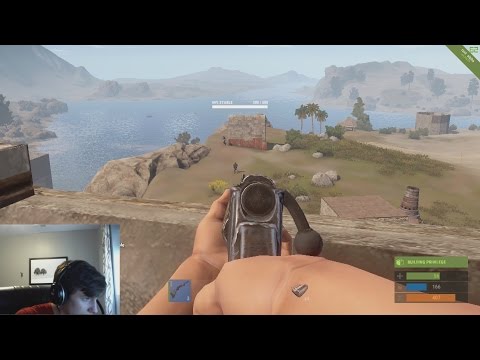 Rust - How to defend against raiders! (2v5)
