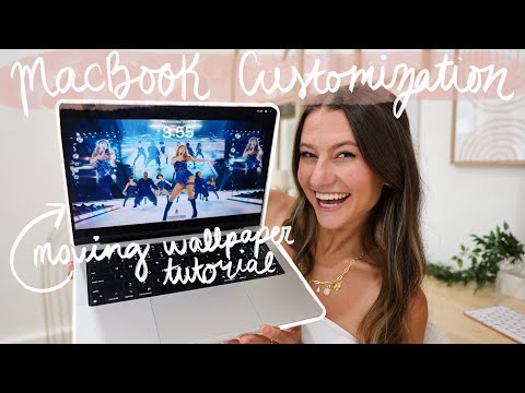 how to customize your own LIVE macbook screensaver! *moving lock screen tutorial for ANY VIDEO!*