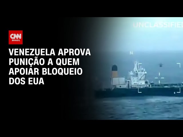 Venezuela aprova lei que prevê 20 anos de prisão para quem apoiar bloqueio dos EUA | CNN 360º