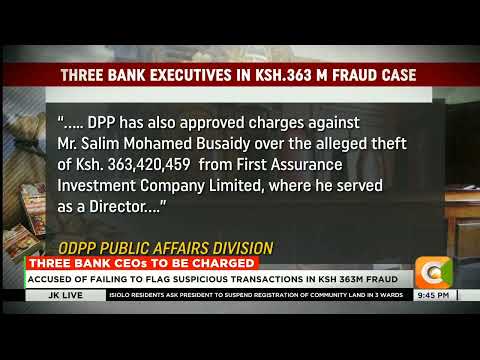 DPP approves charges against three bank executives