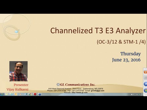 High Speed Channelized T3E3 Testing