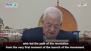 Mahmoud Abbas lauding arch-terrorists on PA TV