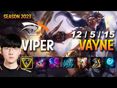 HLE Viper VAYNE vs KAI'SA ADC - Patch 13.13 KR Ranked