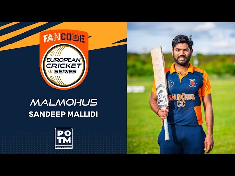 POTM: S.Mallidi - MAM vs JKP | Highlights | FanCode ECS Landskrona, Sweden Day 12 | ECS22.192