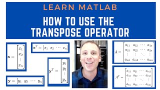 How to use the transpose operator