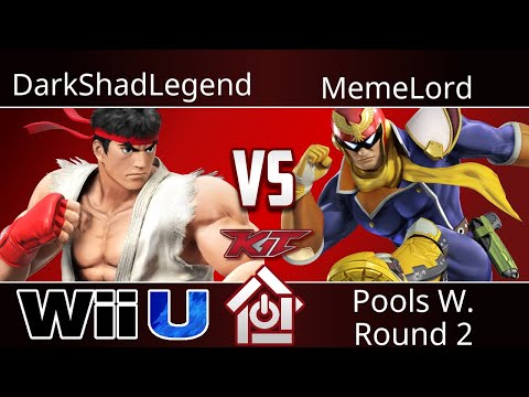 KiT 2018 - DarkShadLegend (Ryu) vs MemeLord (Falcon) - Smash 4 Pools W. Round 2