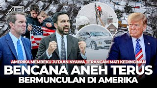 Amerika Memohon Bantuan Diserang Badai Salju Mematikan Trump Kabur dari Masalah! Bencana Salju AS