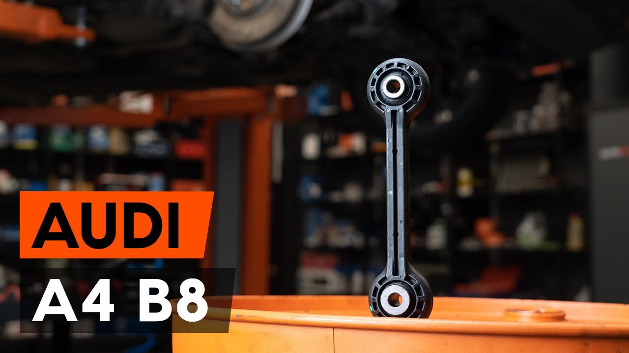 Come cambiare biellette barra stabilizzatrice della parte anteriore su Audi A4 B8 - Guida alla sostituzione