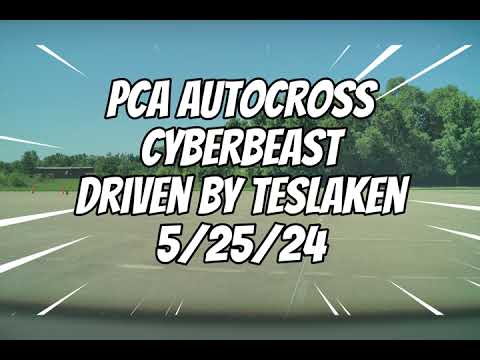 Tesla Cybertruck performs surprisingly well on autocross event
