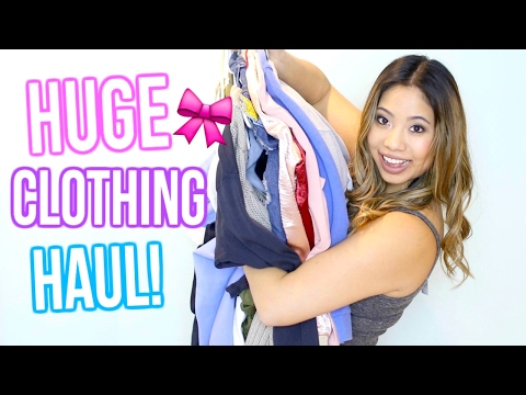 HUGE Try-On Clothing Haul: Brandy Melville, Shein, SammyDress, F21, VS & MORE! Video