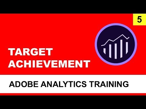 How to build Actual vs Target charts in Adobe Analytics. 5 Recipes for Analysis Workspace Video