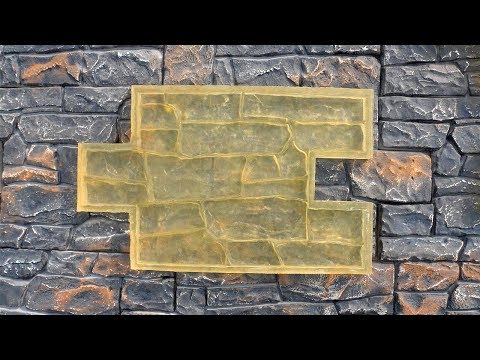 Гнучка поліуретанова форма "КЛІНКЕР-ЦЕГЛА" для гіпсових 3D панелей підходить для заливання гіпсових, цементно-піщаних розчинів та - фото 1 - id-p3178635890
