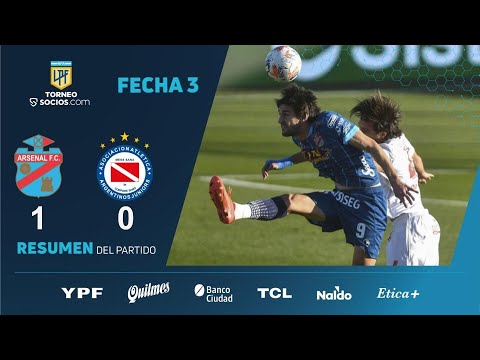 #Torneo Socios | Fecha 3 | resumen de Arsenal - Argentinos Jrs.