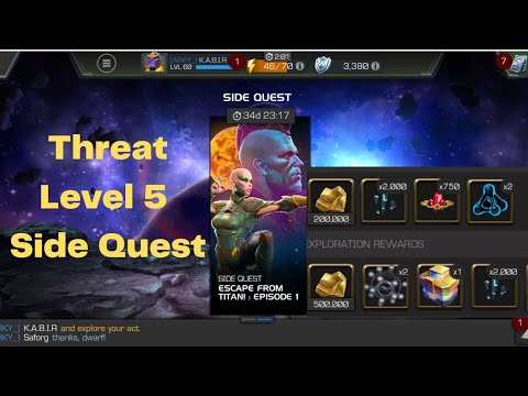 Escape From Titan Ep:1 Threat Level 5 ! Easy Yondu Boss With CGR ❤️💪MCOC