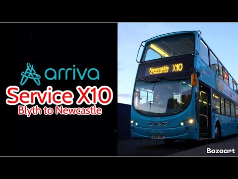 Arriva Northumbria Service X10 Blyth to Newcastle • Gemini 2 7633 YJ61OBF • FRV 25/2/25