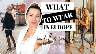 What to wear in Europe without looking like a tourist in fall &amp; winter I European Slow Fashion Brand