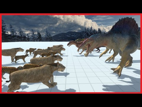 TIGER & SMILODON VS FACTIONS ($imiliar Price) - ANIMAL REVOLT BATTLE SIMULATOR