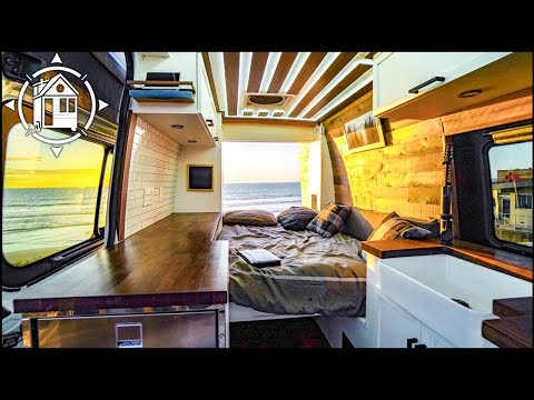 Incredible Van Conversion w/ Murphy Bed & Creative Shower