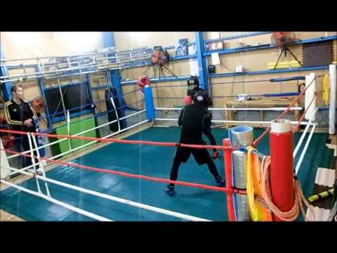 スタートラインボクシング スパーリング Nagayama VS Nakachi 2015年4月