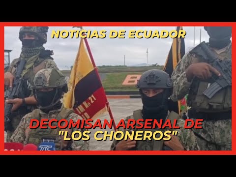 Decomisan arsenal de "Los Choneros" en Crucita cantón Portoviejo - Noticias de Ecuador