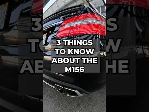 3 Things To Know About the M156 AMG Engine Before Buying! #shorts