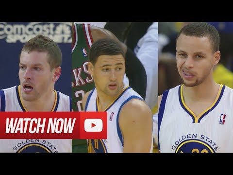 2014.03.20 - Stephen Curry, David Lee & Klay Thompson Full Combined Highlights vs Bucks