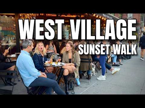 NEW YORK CITY Walking Tour [4K] - There's always something going on in WEST VILLAGE