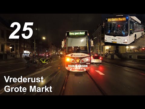 HTM lijn 25: Vrederust - Grote Markt - Vrederust | HTM 1204 | 2023