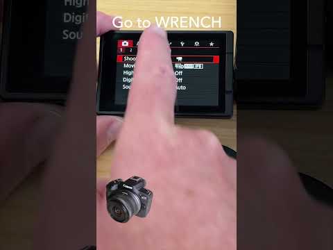 EASY FIX YOUR Canon R50 screen from turning off