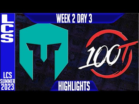 IMT vs 100 Highlights | LCS Summer 2023 W2D3 | Immortals vs 100 Thieves